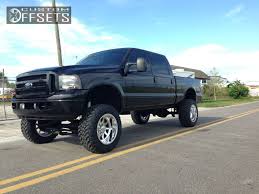 Wheel Offset 2004 Ford F 250 Super Duty Aggressive 1 Outside Fender Suspension Lift 6 Custom Rims F250 Truck Accessories Ford Ford