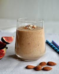 Vegan Fig Almond Smoothie Del S Cooking Twist Recipe Food Healthy Breakfast Recipes Almond Smoothie