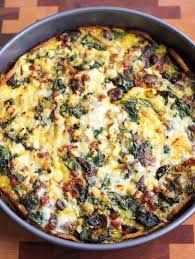 Ham Mushroom Leek Sweet Potato Crust Quiche Recipe Sweet Potato Crust Quiche Quiche Leeks