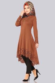 Modaselvim 49 Tl Lazer Kesim Peplum Tesettur Tunik Pl670 Kiremit Sleeves Designs For Dresses Long Dress Design Long Gown Dress