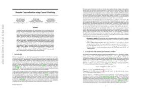Domain Generalization Using Causal Matching Papers With Code