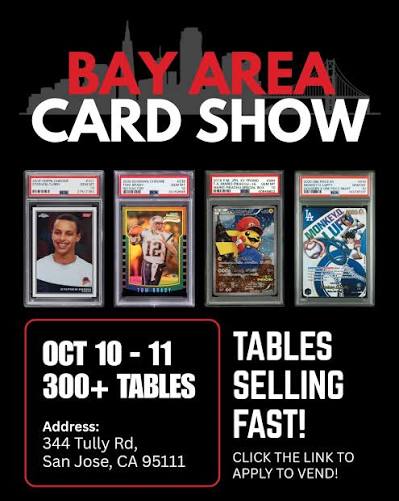 The Bay Area Card Show flyer