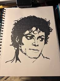Michael Jackson Pen Art Drawings