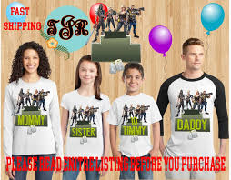 Birthday T Shirt Design For Family Fortnite Birthday Boy Family Shirts Design Raglan Long Sleeve Short Sleeve Family Shirt Design Family Shirts Birthday Shirts
