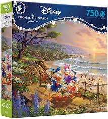 Aladdin is one of dozens of beautiful thomas kinkade disney collection 750 piece puzzles available artwork designed by thomas kinkade, the painter of light great for family nights, gifts, holiday gatherings, disney collectors and more. Ceaco Thomas Kinkade Disney Dreams Donald And Daisy A Duck Of A I Love Puzzles
