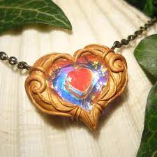 Twilight Princess Heart Piece Necklace Geeky Jewellery Geek Jewelry Necklace