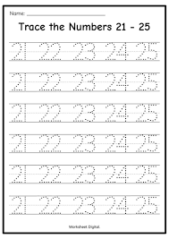 printable numbers 1 50 tracing worksheets for preschool etsy finland