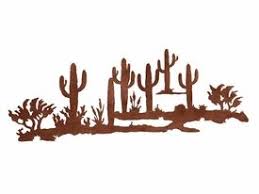 42 Desert Scene Metal Wall Art Southwest Wall Art Metal Tree Wall Art Metal Tree
