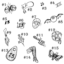 Welcome back to my channel!! Friday The 13th Tattoo Flash Special December 13th 2019