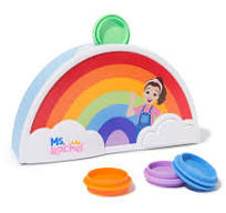 Ms. Rachel Electronic Rainbow Color Sorter with Lights, Music & Sounds, 7 Colors, For Kids Ages 1+