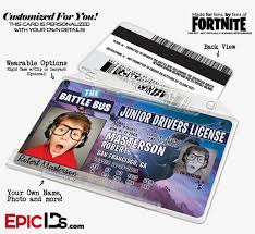 Incorporating this concept will make it quicker for them to land in these locations. Fortnite Inspired Battle Bus Junior Drivers License Free Transparent Png Download Pngkey