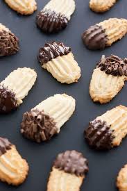 Chocolate Dipped Italian Butter Cookies The Kitchen Mccabe Recipe Cookies Recipes Christmas Italian Christmas Cookies Italian Cookie Recipes