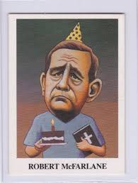 1988 ECLIPSE IRAN-CONTRA SCANDAL TRADING CARD #28 ROBERT BUD MCFARLANE