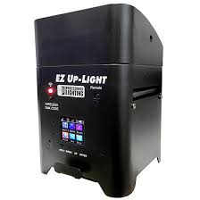 Ez Up Light Hex 6 Led Battery Powered Wireless Control By Smart Phone App Wireless Remote Dmx Audio Auto Black Case