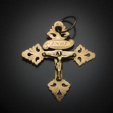 Type De Bijou Croix Epoque Debut Xixe Siecle Origine Etats Sardes Savoie Avant 1860 Metal Or 750 1000 18 K Poinco Antiquaires Art Deco Tete D Aigle