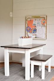 How To Make A Diy Farmhouse Kid S Table Our Handcrafted Life Diy Kids Table Diy Kids Furniture Diy Farmhouse Table