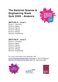 Pixie dust, magic mirrors, and genies are all considered forms of cheating and will disqualify your score on this test! National Science Engineering Week Quizzes Stem