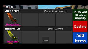 Check spelling or type a new query. Trading Orange Seer For Yellow Seer Mm2 Trades Youtube