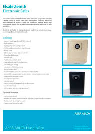 · grasp the handle of the door on the front of the safe. Elsafe Zenith Electronic Safes Vingcard Marine Pdf Catalogs Documentation Boating Brochures