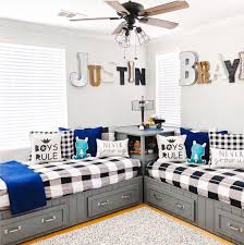 40 Beautiful Shared Room For Kids Ideas The Wonder Cottage Shared Boys Rooms Twin Boys Room Kids Shared Bedroom