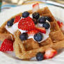 healthy waffles from ourbestbites.com