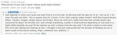 Kfc Worker Reveals Secrets Of Working At Fast Food Chain Daily Mail Online