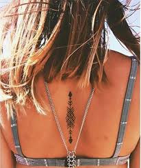 11 Small Simple Back Tattoos For Girls Tattoos Spine Tattoos Simple Tattoos For Women