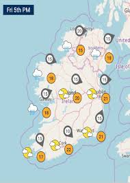 Sailing, marine weather, weather maps, radar, satellite, climate, historic weather data, information about meteorology, reports, weather warning. Next Weeks Met Eireann Weather Forecast Predicts Temperatures Of 21c