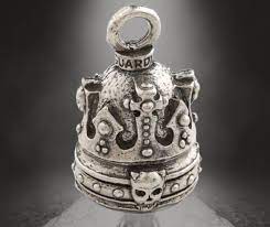 Guardian Bell Crown Of Skulls Motorcycle Good Luck Bell Guardian Bells Motorcycle Bells Biker Love