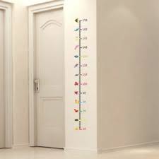 Details About Ruler Height Chart Kids Measurement Wall Stickers Decor Removable Decal For Kids