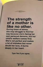 The Strength Of A Mother Mommy Quotes My Children Quotes Mother Quotes