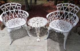 Antique Victorian Wrought Iron Table 2 Chair Seat Garden Pation Furniture 3 Pc Wrought Iron Console Table Wrought Iron Table Iron Table