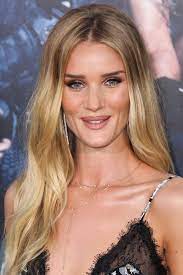 To stop it looking too severe, follow her example and leave two tendrils out. Rosie Huntington Whiteley Before And After The Skincare Edit