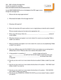 Apa classroom poster purdue writing lab. Fillable Online Apa Owl At Purdue Scavenger Hunt Fax Email Print Pdffiller