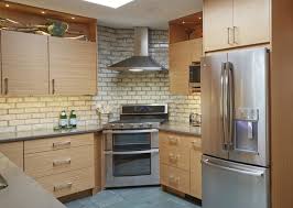 Includes natural wood cabinets with tiled backsplash and hardwood floors. 1001 Ideas To Upgrade To A Mid Century Modern Kitchen