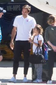 Roger federer is known to most as a swiss professional tennis player who has won countless grand slam titles during his epic career. Roger Federer Arrives In Melbourne On A Private Jet With Wife Mirka Federer And Their Children Daily Mail Online