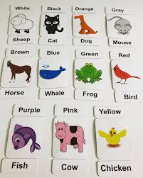Magnet Ingilizce Hayvanlar Ve Renkler English Animals Colors Ilkokuletkinlik In 2020 Yellow Fish Orange Grey Pink Yellow