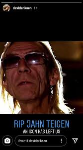 Jahn Teigen, Død