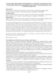 Maybe you would like to learn more about one of these? Pdf Accounting Treatment Of Web Design According To International Standards Of Financial Reporting Ias Ifrs An International And National Approach