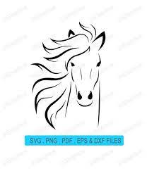 Horse Svg Horse Head Svg Horse S Head Svg Horse Head Svg Horse Vector Clipart Png Pdf Eps Dxf Vinyl Cnc Cricut Laser Horse Silhouette Horse Head Clip Art