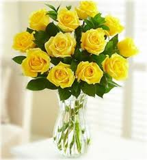 Artistically designed flower arrangements for birthdays, anniversary, new baby, sympathy or any occasion. Home Flowers Flower Vases Yellow Roses Vase Beautiful Roses Bouquet Yellow Rose Flower Yellow Roses