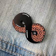 Hp Lovecraft Tentacle Infinity Sign Enamel Pin Cthulhu Etsy Enamel Pins Hat Pins Pins