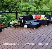 Fence Co-extrusion Board Garden PVC Fence Anti-UV Outdoor Security Privacy  3D Embossed WPC Fenceing