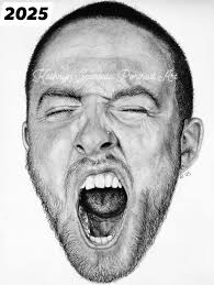 Progress of mac miller drawing over time