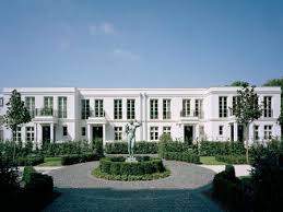 ralf schmitz on instagram garden courtyard in oberkassel this restrained aesthetic relies on long es architecture house classic house exterior facade design
