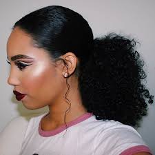 African American Black Ponytail Hairstyles Ponytail Hairstyles Of Black Women Ponytailhairstyles Blackwomenhairstyles Blackwomenhair Natural Hair Styles Ponytail Styles Curly Hair Styles