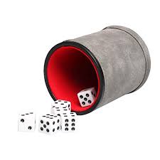 Roll the 5 poker dice all at once, keeping them hidden. Felt Lining Inside Quiet For Playing Liars Dice Farkle Board Games Reriver Leatherette Dice Cup Set With 6 Dices Toys Games Games Urbytus Com