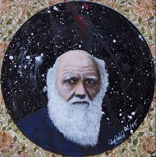 Charles Robert Darwin Painting by Vincent-Michel DUPUID