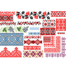 Patterns include a full color chart with color symbols, a thread legend. Cross Stitch Border Vector Images Over 1 000