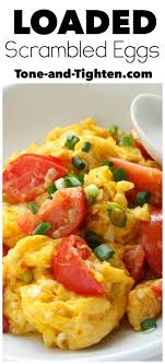Loaded Scrambled Eggs Recipe Scrambled Egg Recipes Healthy Scrambled Eggs Recipe Healthy Egg Recipes